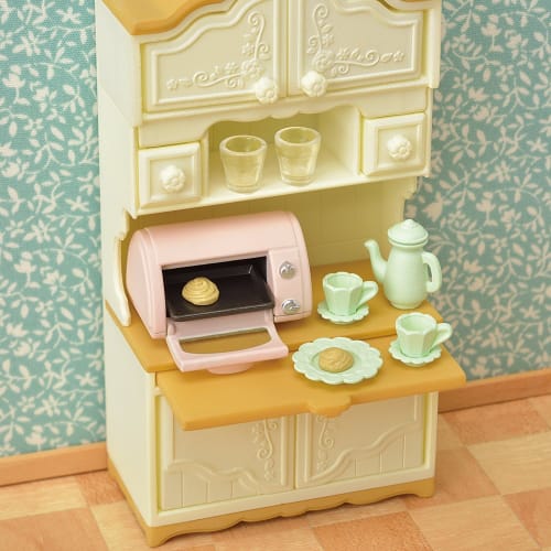 Sylvanian Families Furniture [Toaster Cupboard Set] Car-419 ST Mark Certification For Ages 3 and Up Toy Dollhouse Sylvanian Families EPOCH