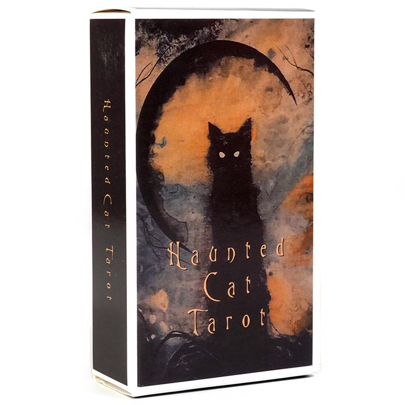 Haunted Cat Tarotkarten Ein 78er Deck Orakel Englisch Visions Divination Edition Borad Spielen