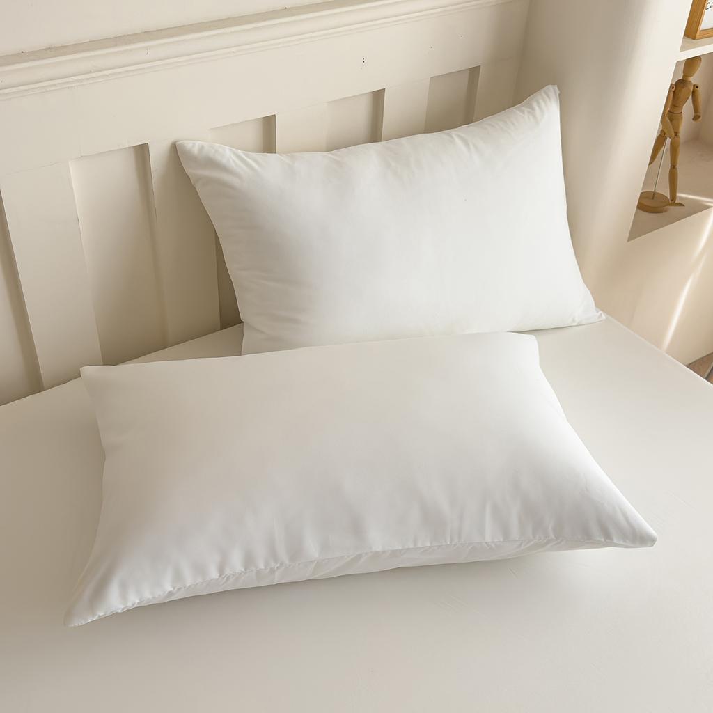 1PC 100% Cotton Solid Color Pillowcase Super Soft And Cozy Skin-friendly Machine Washable Pillowcases 48x74/50x75cm 2 Sizes Home