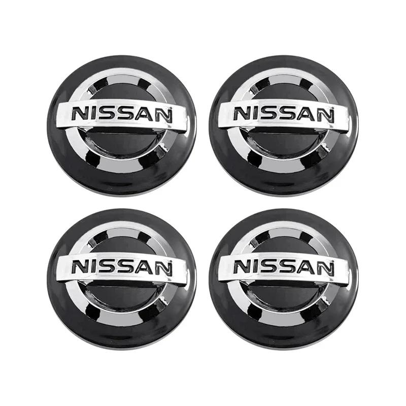 2025 Pro Nissan Nismo 4ks 54mm 60mm Středová krytka kola Kryt náboje Znak emblém Pro Nissan X J10 Trail Tiida Teana Juke X-trail Alm