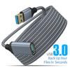 Geflochtenes Nylon USB 3.0 Stecker auf Buchse Hochgeschwindigkeits-Datenübertragungskabel Computer Kamera Drucker Verlängerungskabel 0,5m 1m 2m 3m 5m