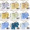 Cartoon Dinosaur Kids Sleepwear Set With Breathable Cotton Silk For Summer Comfort