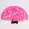 Dot Print Spainish Fan Double-sided Multicolor Dot Print Folding Fan Beautiful Dancing Fan Office Home Table Decorative Fan