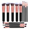 14-Piece Makeup Brush Set - No Logo, Perfect Beauty Tools for Foundation and More
