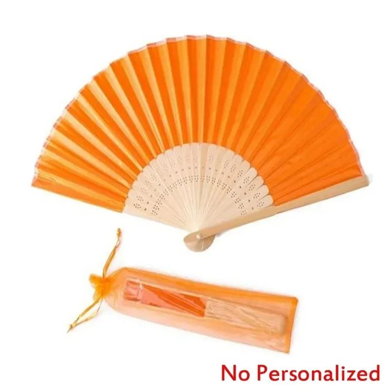 20/24/30PCS Personalized Wedding Fan,Custom Printing Handheld Folding Fans Come with Organza Bag Bridal Shower Baby Christening