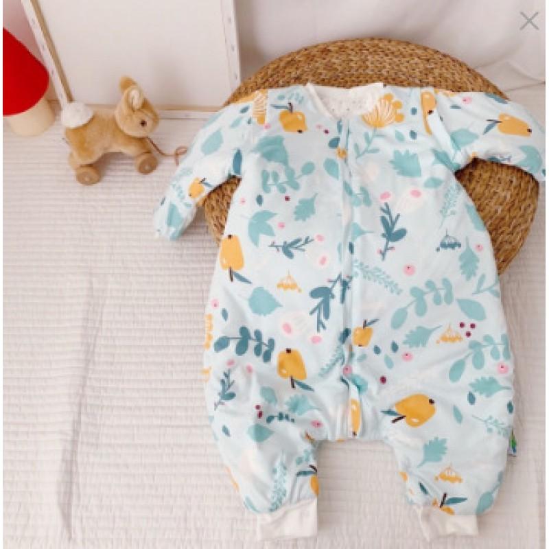 Kids Winter Warm Sleeping Bag Baby Split Leg Sleepsack Thick Anti-Kick Blanket