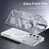 Für Samsung Galaxy Z Fold 8Ultra Fold 7 Klare Harte Magnetische Kabellose Lade-Handyhülle Gehärtetes Glas Display Stoßfest Kratzfest Schutzhülle