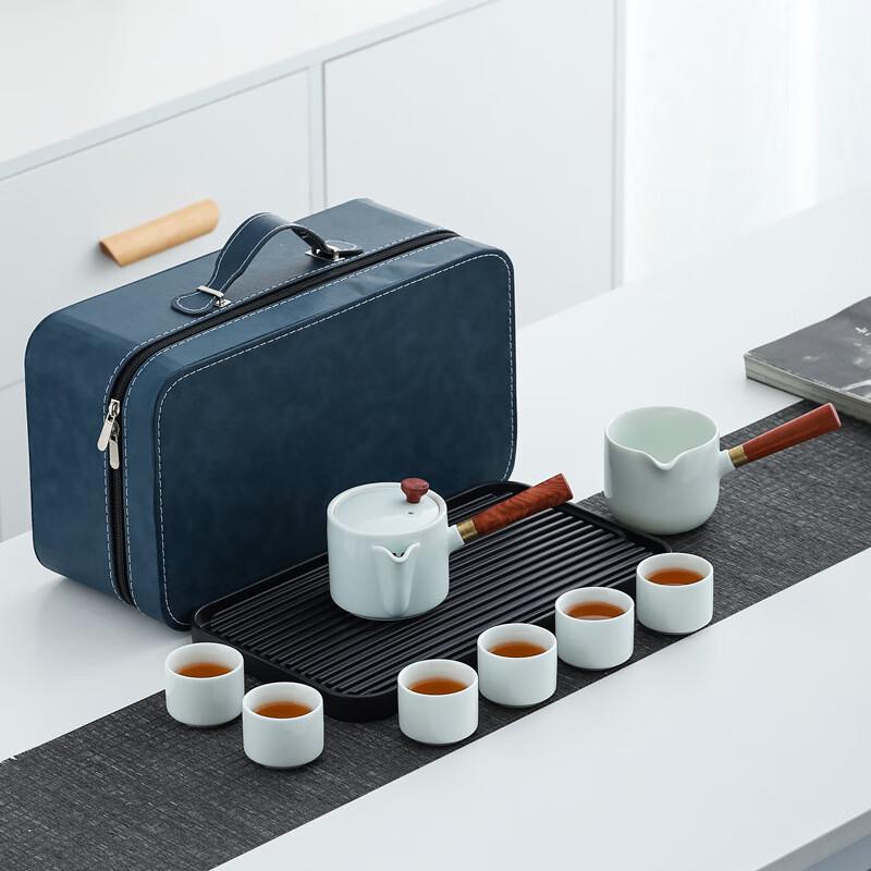 OIMG Celadon Ceramic Kung Fu Tea Set
