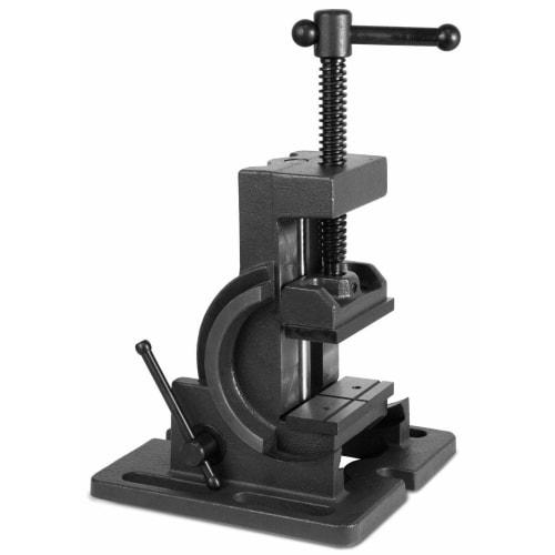 Nisorpa Angle Machine Vise, U-Shaped, Maximum Opening 110mm, Rotates 0-90 Degrees Left and Right, Adjustable Angle, Transforms Drill Presses Into Mill