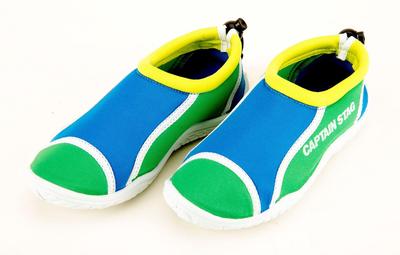 Captain Stag Marine Shoes Junior Green X Blue JS Size (CAPTAIN STAG) NEO-2 16-18cm UX-675