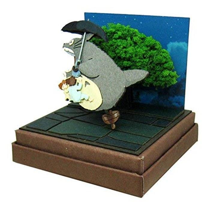 Sankei Studio Ghibli Mini My Neighbor Totoro Totoro and Sightseeing Flight Papercraft MP07-88 Multicolor Mini