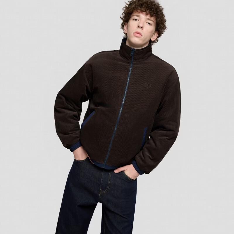 Gap Men's Reversible Stand-Collar Puffer Jacket