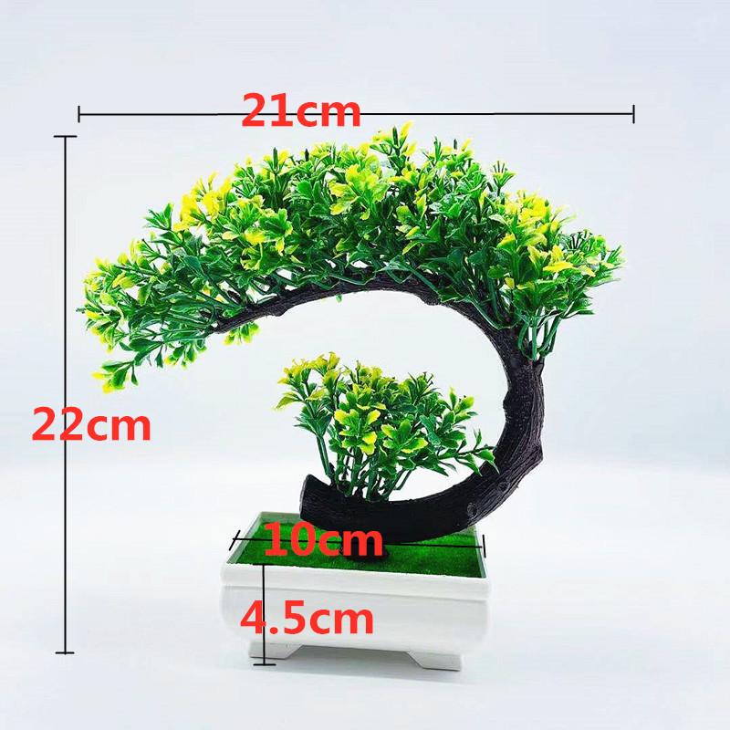 Pinus Hwangshanensis Simulated Plastics Fake Trees Green Plants Potted Plants