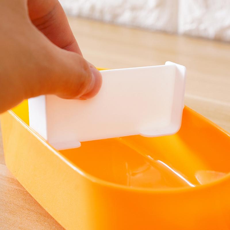 High Quality Cartoon Healthy Plastic Bento Box,Portable 600ml Lunch Bento Boxes Food Container Dinnerware Lunchbox Cutlery