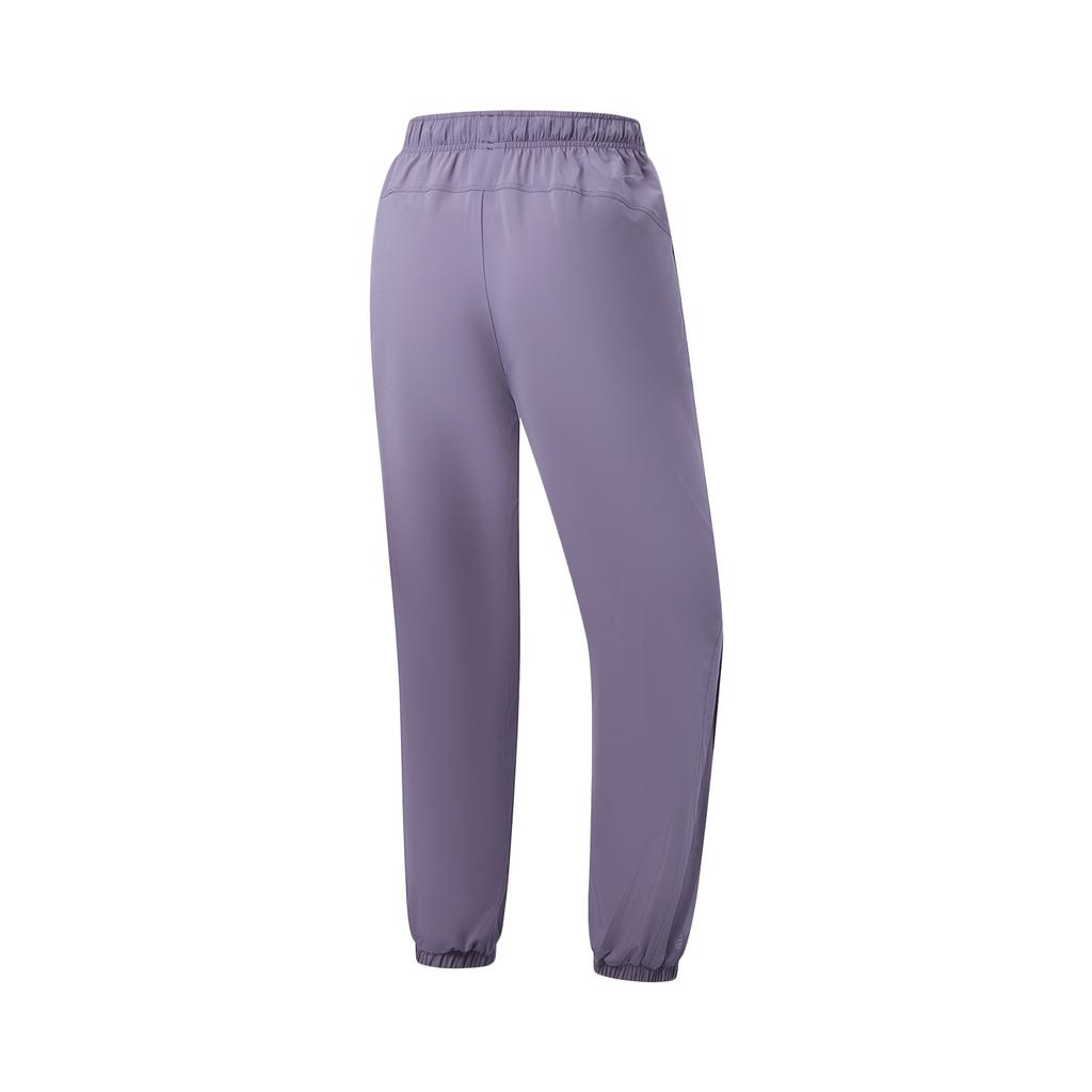 Li Ning Fitness Series Logo Stitching Sports Casual Pants Women pants AYKW376-5