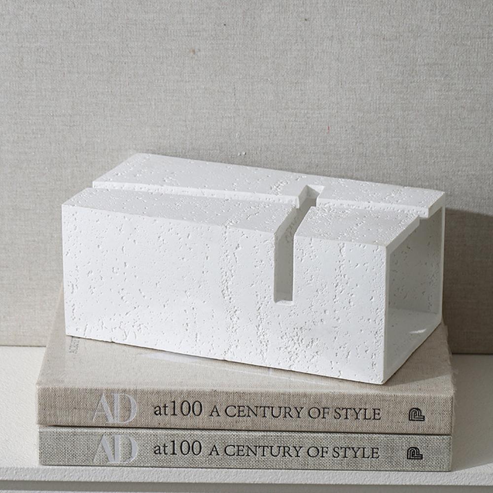 Sandstone Cave Stone Paper Box Guest Restaurant Bedroom Napkin Tissue Box Bathroom Toilet Tissue Storage Box Home Decoration