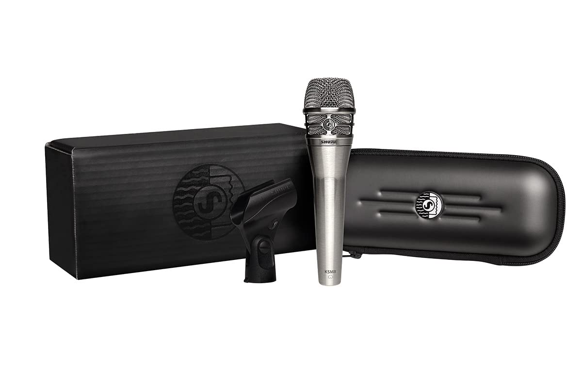 

KSM8 Cardioid Dynamic Vocal Microphone Dualdyne™ (Brushed Nickel)