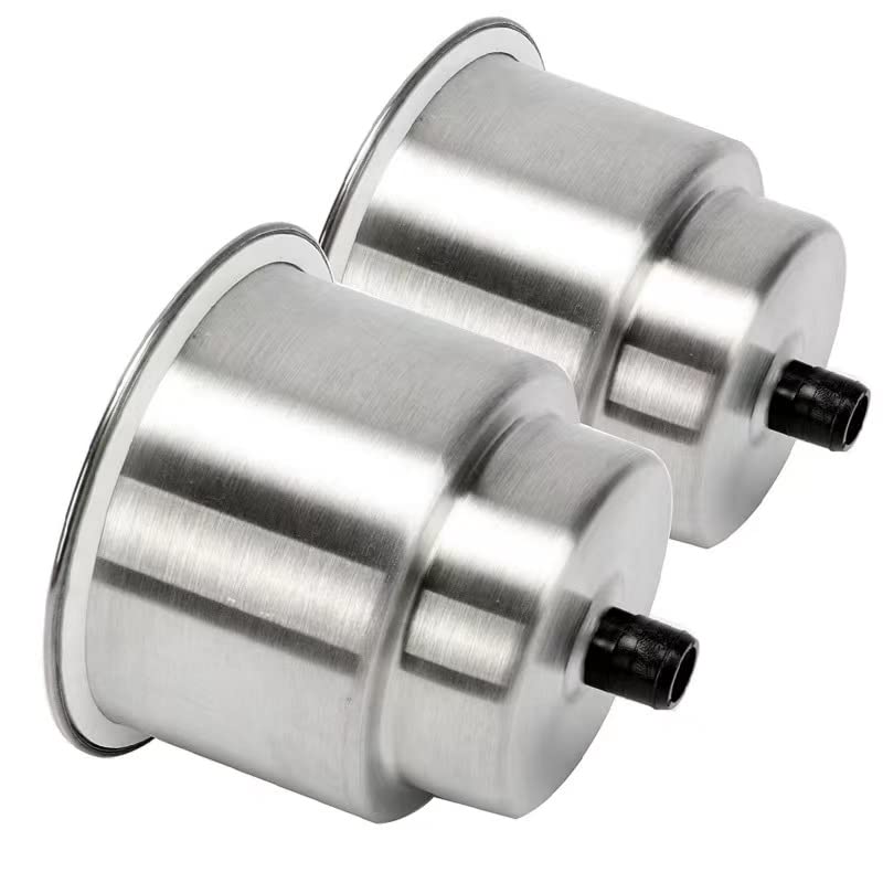 Set of 2 Stainless Steel Cup Drink Suitable for Marine and Includes Stainless Steel Drink Holders for Holders, Holders, Boats, RVs, Campers. Cars.