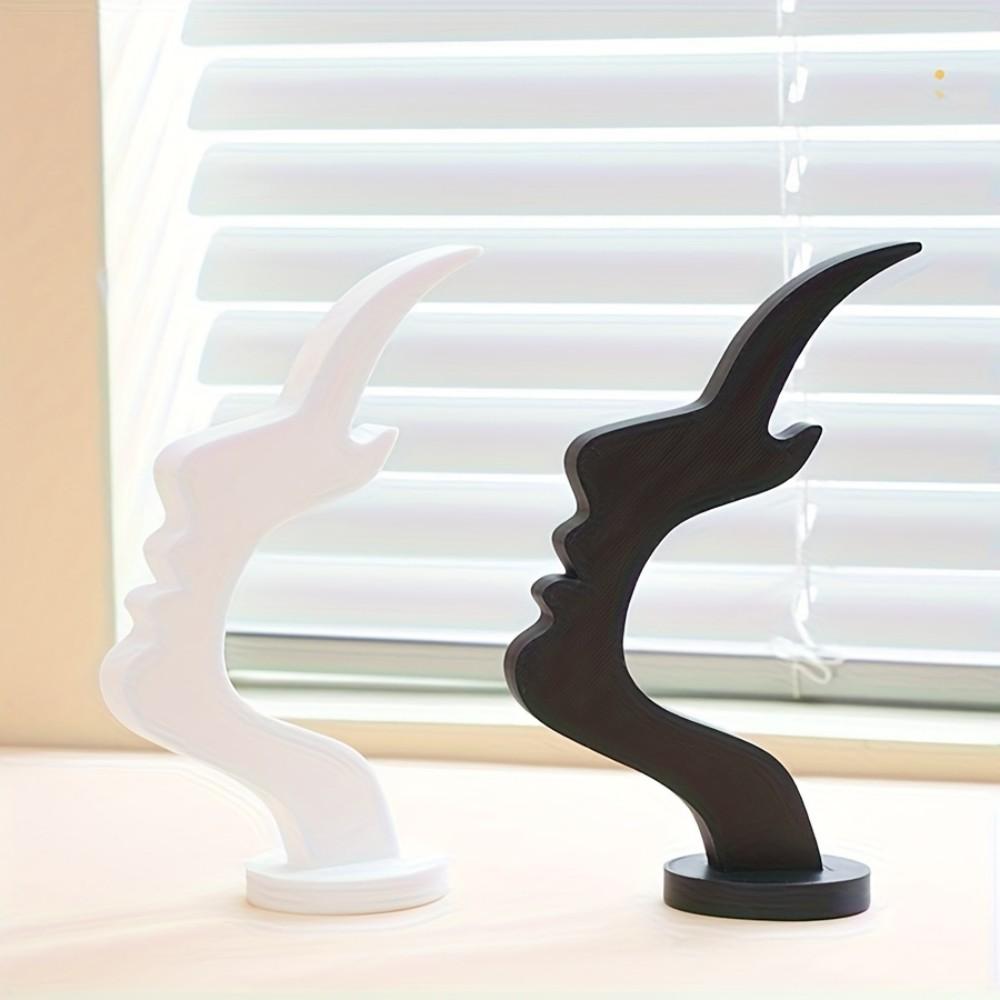 2pcs Abstract Face Design Eyeglass Holder Fashion Glasses Storage Rack for Home Office Glasses Organizer 1/2pcs Cup Holders 5