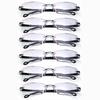 6 PCS Fashion Reading Glasses for Men Women 0 +150 +200 Presbyopic Glasses