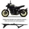 Motorcycle Chain Guard Real 3K Carbon Fiber Long Modification Replacement for MT‑09 2017‑2018