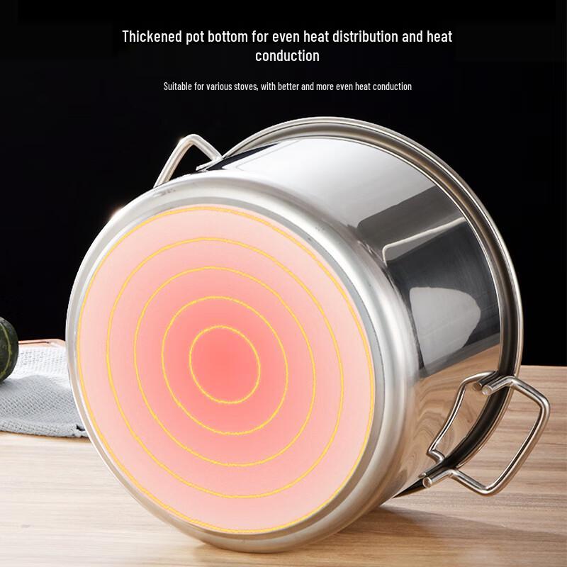 Edo Commercial Stainless Steel Stockpot with Lid