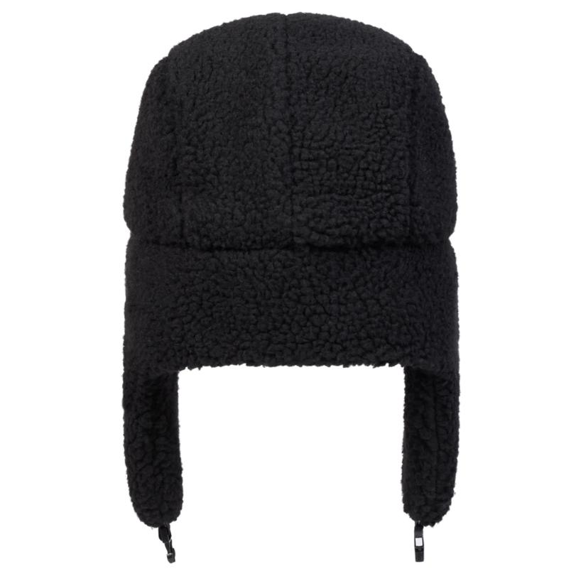 Unisex Lamb Fleece Lei Feng Hat Winter Earflap Hat Keep Warm Ski Hat Bomber Hat for Outdoor Riding Snow Activities