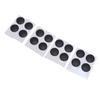 4 Sets Laptop Bottom Feet Dots Rubber Anti Slip Laptop Feet Replacement with Repair Tools For Pro