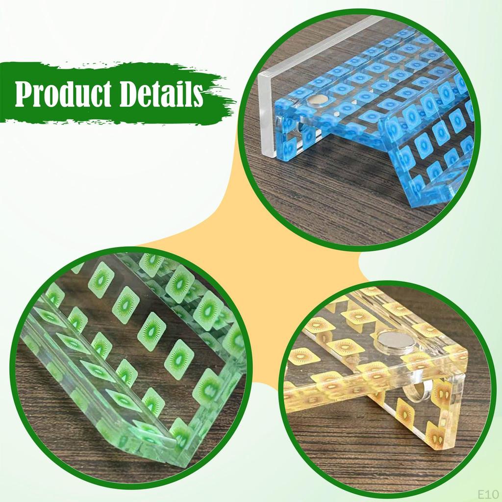 4 American Mahjong Game Boards with Sliding Arms, Tile Holders, Accessories, Modern Acrylic