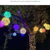 High Quality 20CM Hanging Light LED Light Multiple Colors Rattan Ball Fairy Light String Garden