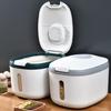 Rice Bucket Storage Box Dispenser Container Grain Jar Kitchen Organizer