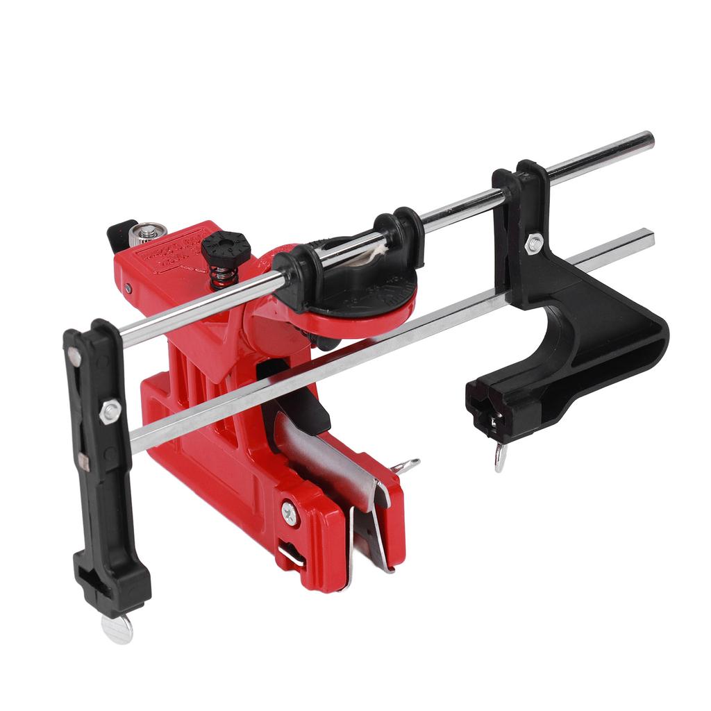 Řetězová bruska Brusný kámen Vodítko Nastavitelná Ocelová Červená Nerezová pro Domácnost