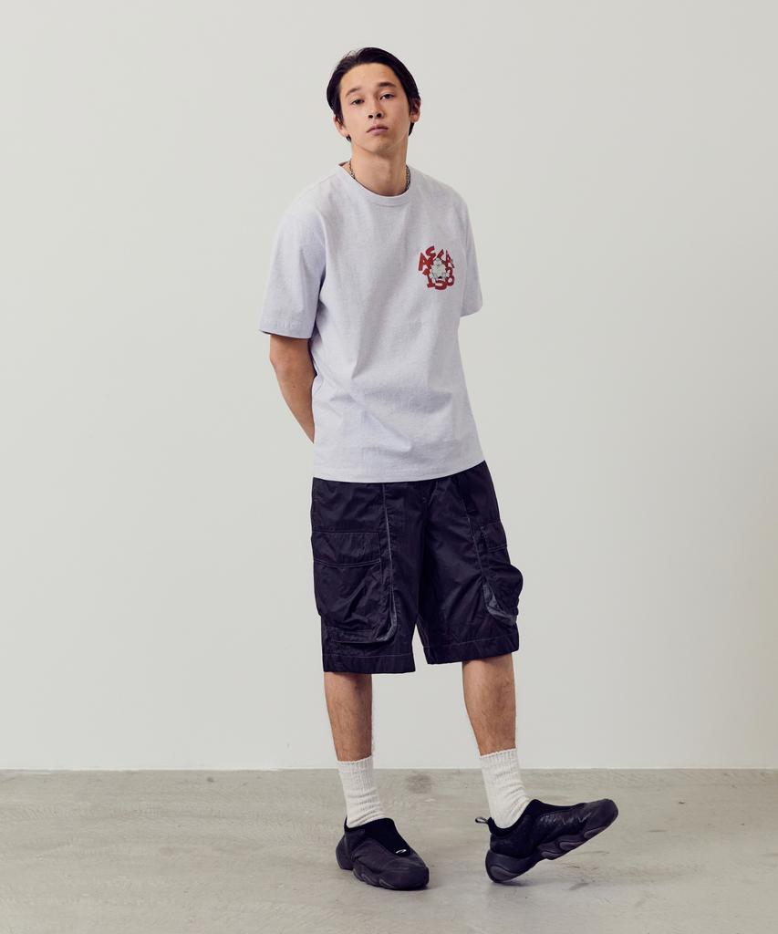 AECA Bad Clover Boy Records Half Sleeve-Light Gray