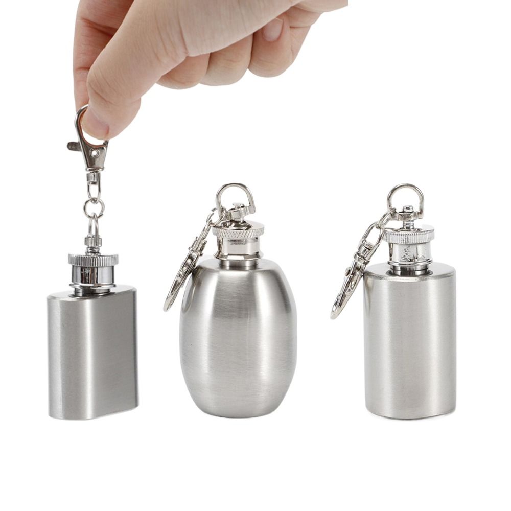 Fashion Mini 1oz Hip Flask Stainless Steel Portable Drinking Flasks Small Water Bottle Outdoor