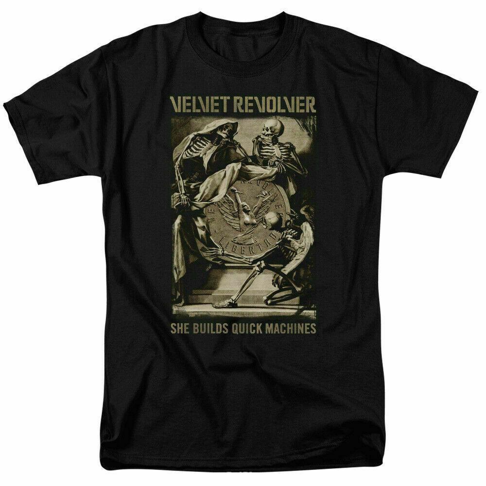 

26 Velvet Revolver Quick Machines T Shirt Licensed Hard Rock N Roll MusicTee Black Unisex T-Shirt S разноцветный