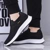 Men's shoes spring and autumn flying woven mesh light and comfortable casual shoes socks mouth old pedal sneakers