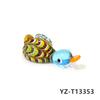 Colorful Cute Glass Duck Mini Figurine Craft Ornament Easter Animal Tiny Statues Home Table Micro Fairy Garden Decor Accessories