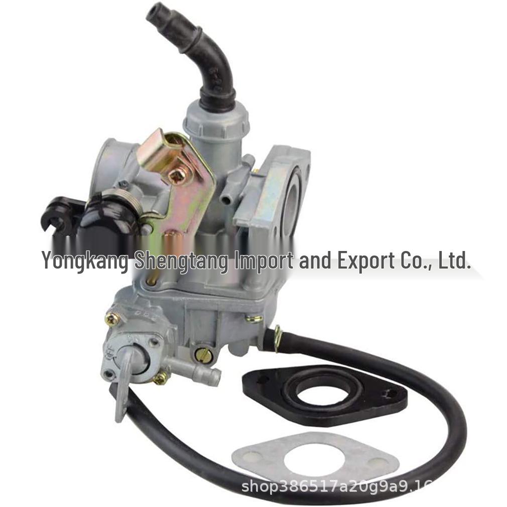 PZ19 Carburetor with Fuel Switch & Choke Cable for 50cc-125cc ATV, Go-Kart, Scooter 19mm