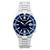 Stainless Steel Navy Blue Dial Automatic NJ0230-59L 100M Men's Watch
