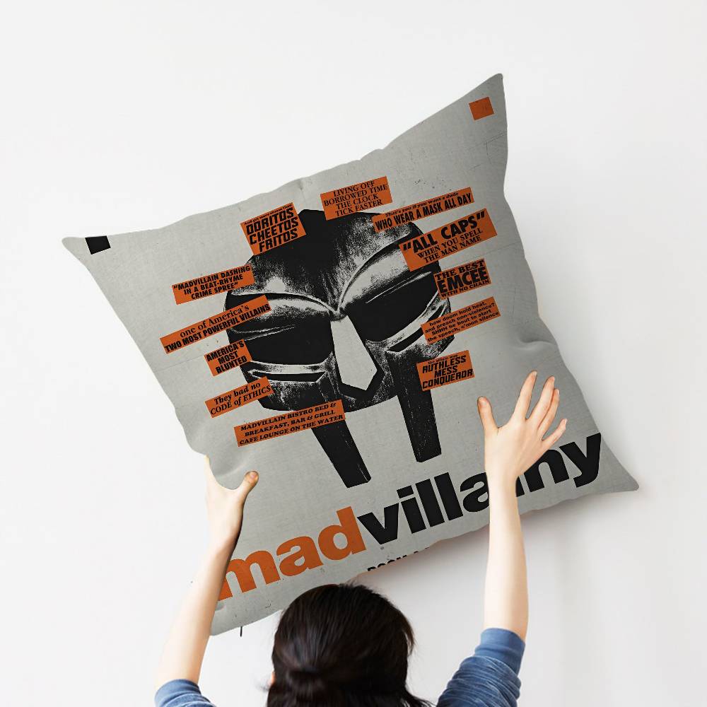 MF D-DOOM Comic Pillow Gift Home Office Decoration Bedroom Sofa Car Cushion Cover case 45x45