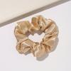 1Pc Satin Large Scrunchies Rubber Bands Hair Ties Elastic Simple Pure Color For Women Girls Scrunchies Hair Tie