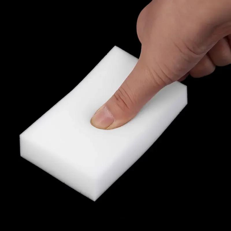 

Melamine Sponge Magic Cleaning Sponges Eraser for Office Kitchen Bathroom Magic Cleaner Cleaning Tools 10x7x3cm 10 pcs белый