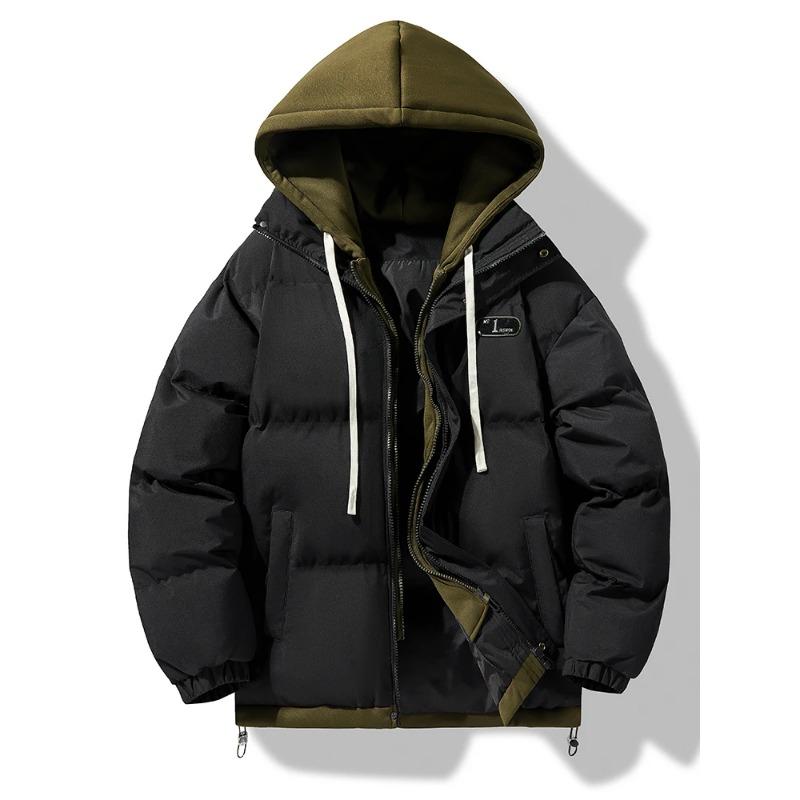 Clothing New Fleece Lined Parka Outdoor Warm Snow Men's Long Coat Parkas Clothes Fashion Men's Winter Hooded Jacket Puffer Parka