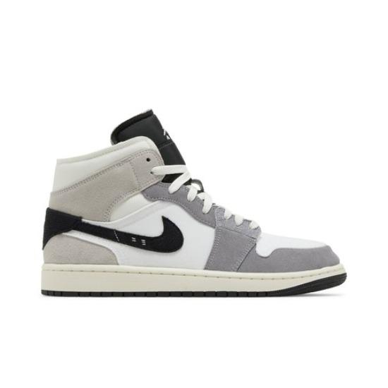 Air Jordan 1 Mid SE Craft Inside Out - Cementově šedá DZ4136-002