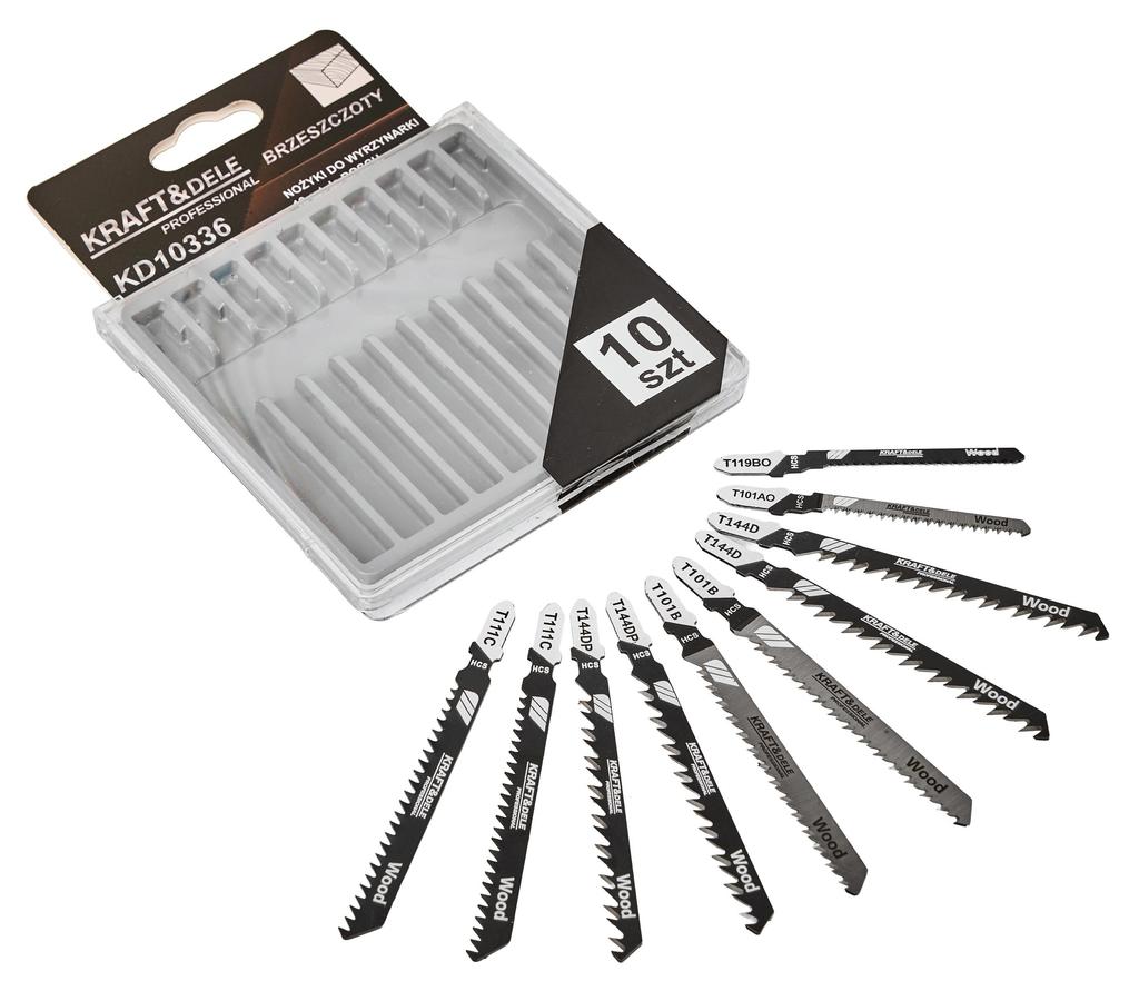 Jigsaw blade set 10 pcs KD10336