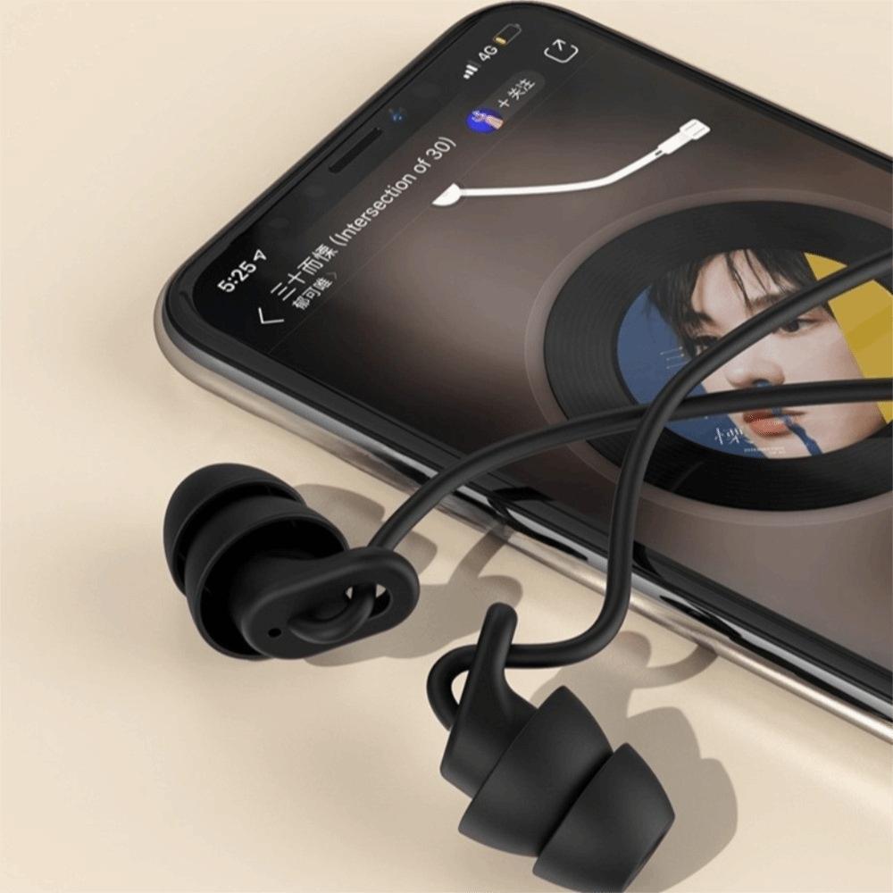 Noise Canceling Earphones in-Line Control in-Ear Earbuds Wired Headphones Wired Use