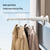 Retractable No-Drill Foldable Clothes Drying Rack for Travel and Hotel Use