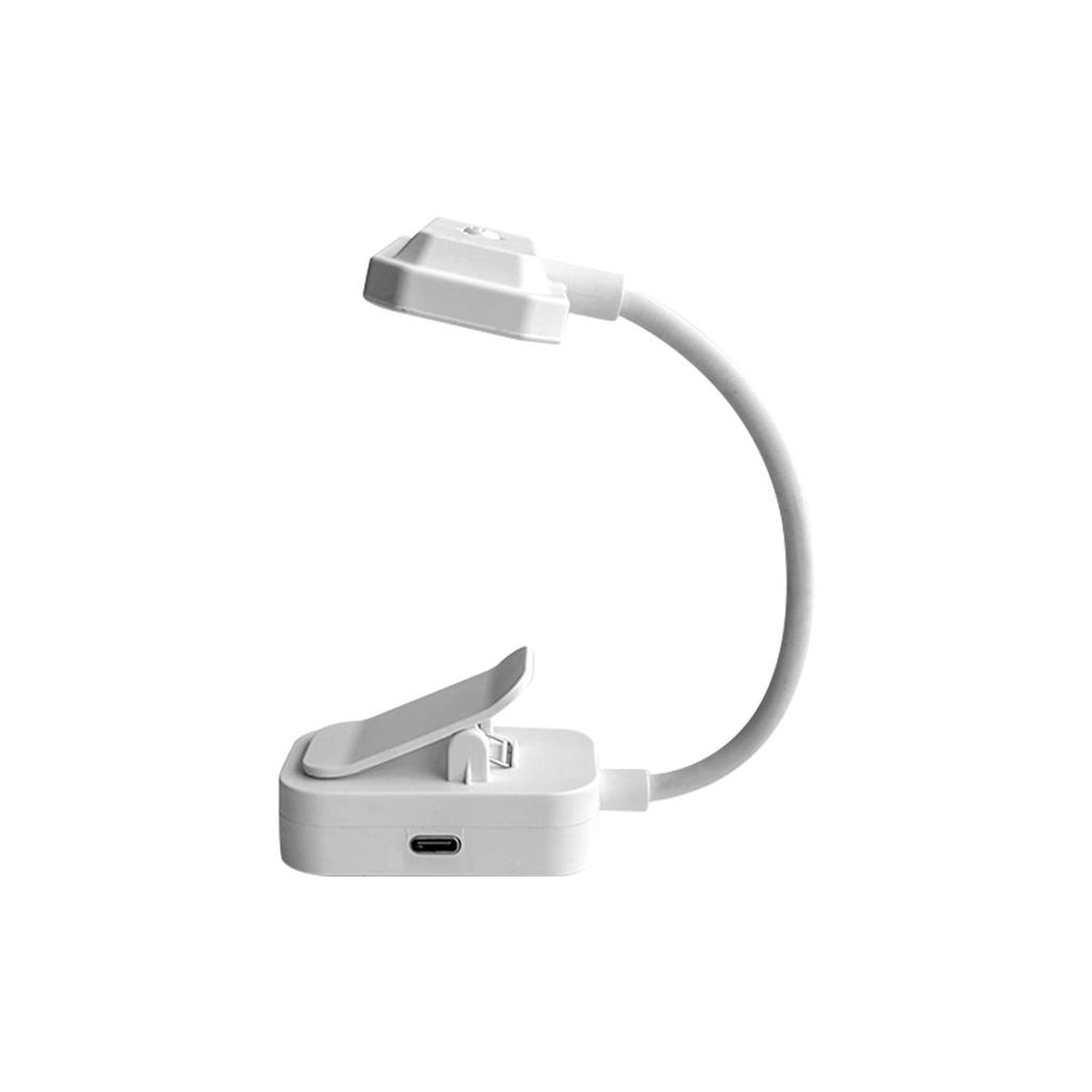 LED Rechargeable Clip-on Book Light - USB Eye-Protection Reading Lamp, Perfect for Students and Gift Giving.