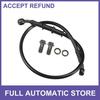 1 Set 60cm Motorcycle Braided Hydraulic Brake Line Oil Hose Universal