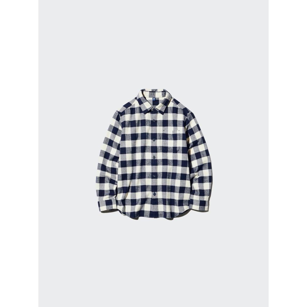 Uniqlo Kids Flannel Check Shirt  Long Sleeve  B